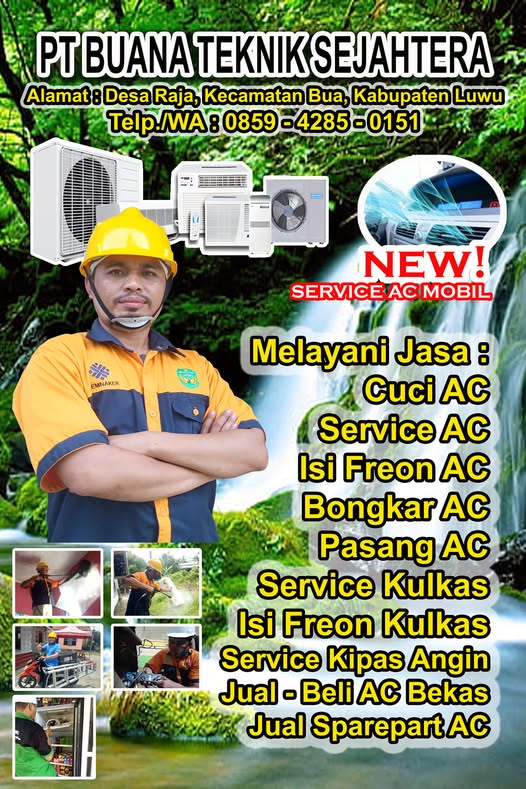 Jasa Servis AC, Mesin Cuci, Kulkas